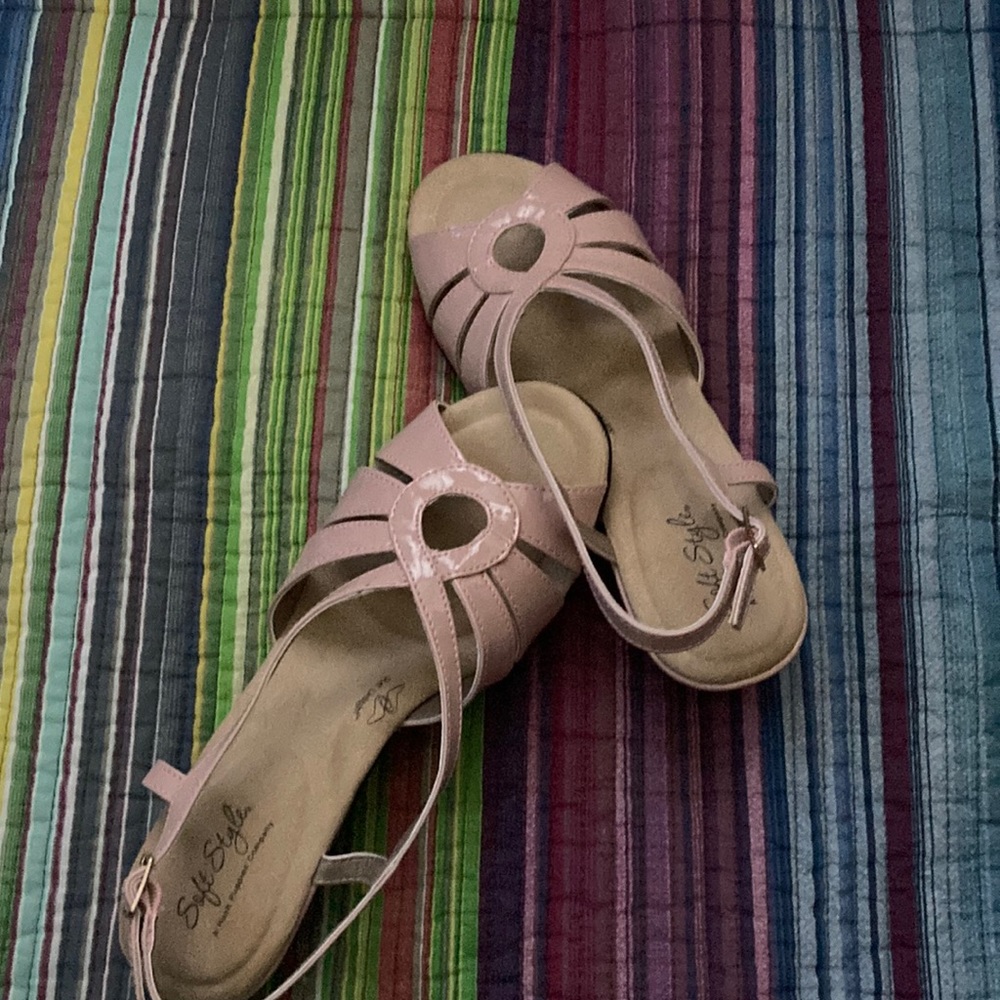 Soft Style  Pink Shoes With Adjustable Straps